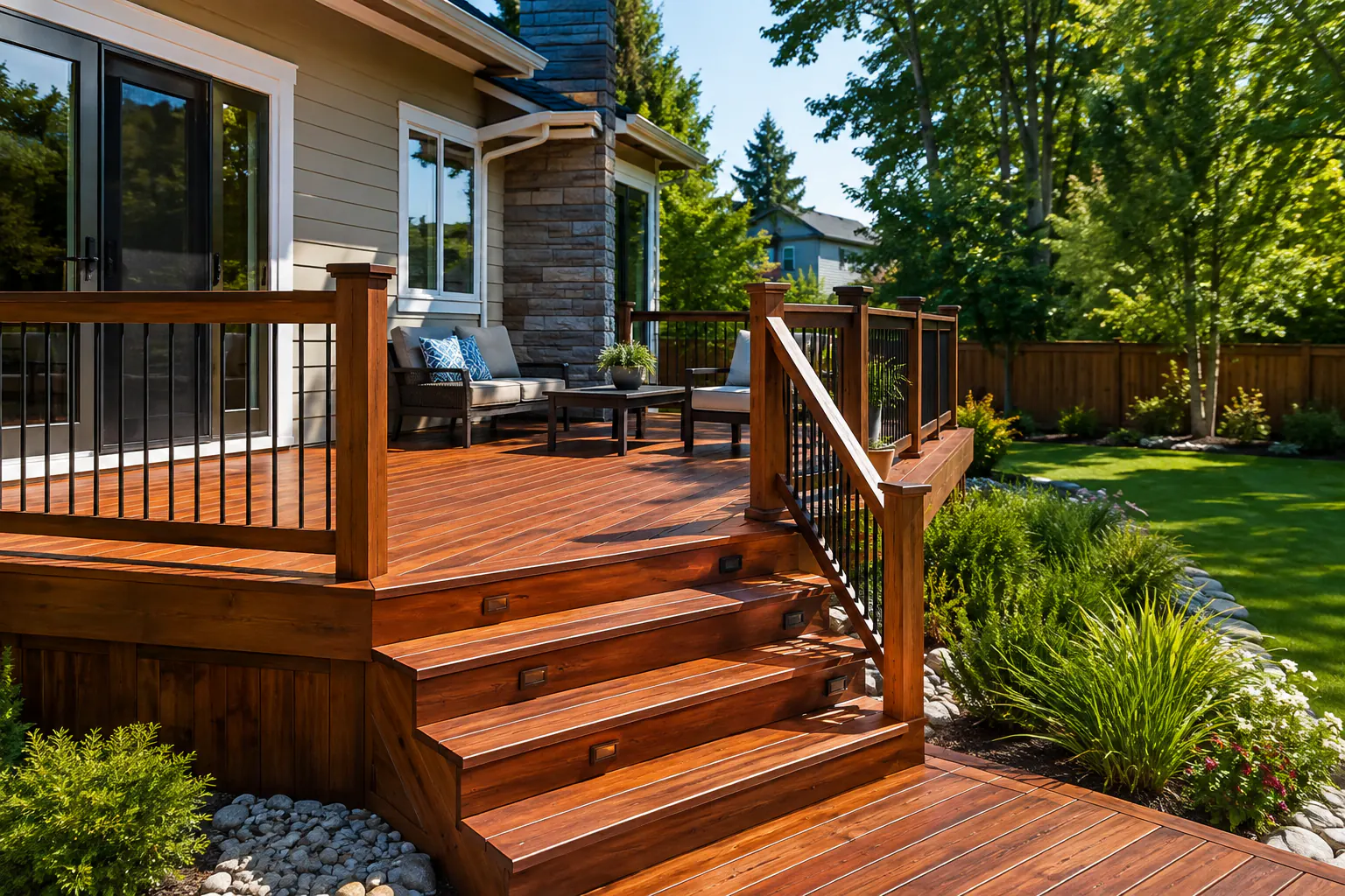 Deck staining and sealing service in Buffalo New York