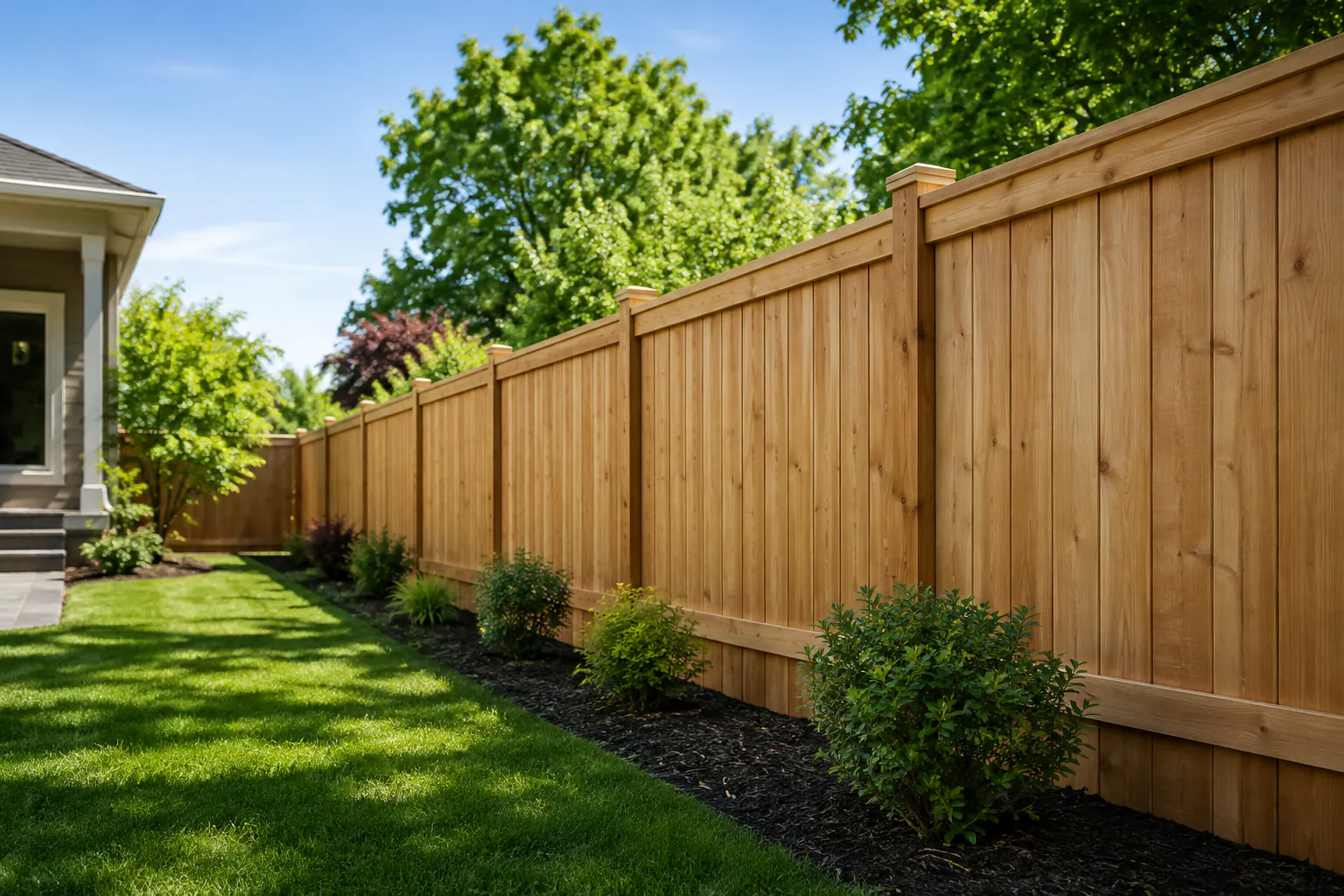 Residential fence installation in Buffalo New York